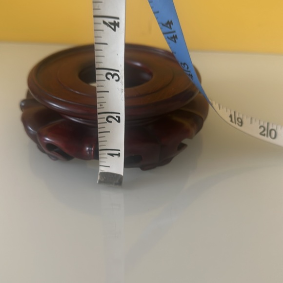 Vintage Chinese Solid Rosewood Round Display Stand - Picture 6 of 6